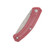 GiantMouse Knives G1 ACE Iona V2 Red 3in Plain Stonewash Drop Point GMIONAV2REDLINEN