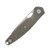 GiantMouse Knives G1 ACE REO Green 3.32in Plain Stonewash Drop Point GMREOGRNCANVASTIBACKSPACER
