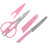 Cangshan Helena Series 2 pc Utility Set Pink Handle 10301278