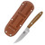 BARK RIVER BITTER ROOT CAPER NATURAL CANVAS MICARTA HANDLE FIXED 3.25IN BA99253MNC