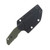 Kizer Quartz Fixed Knife Olive Green G-10 Handle 3.15in Black Stonewash AEB-L Tanto Blade 1086A1