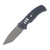 WE Knife Co Zentron Blue Satin 3.48 Inch Plain Stonewash Tanto WE24094-4