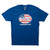 Case T-Shirt Royal Blue W/Case Flag Logo Front XXL Unisex CA41265