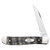 Case XX Blue Smooth Curly Oak Mini Trapper Folding Knife CA47491