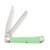 Case XX Mint Green Smooth Synthetic Trapper Folding Knife CA63830