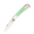 Case XX Mint Green Smooth Synthetic Lockback Folding Knife CA63836