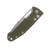 Fox Knives New Smarty Automatic Knife Stonewash N690 Drop Point/OD Green Aluminum FX-503SPOD
