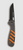 Outdoor Edge Razor HTX Gray – Orange 5in Plain Black Oxide Boning