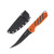 Outdoor Edge Razor HTX Orange - Gray 3.5” Plain Black Oxide Drop Point OEHTX35B-6C