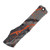 MICROTECH Combat Troodon® D/E Gen III Signature Series Bull Shark Gray/ Black OrangeSplatter Standard AUMT11421BGBK ORSPLS