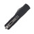 MICROTECH UTX-85 GEN IV OTF AUTO  BLACK HANDLE D-E STONEWASH PART SERRATE DAGGER BLADE AUMT1232411