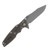 Hinderer Eklipse Blue - Black – Battle Bronze 3.5in Plain Working Skinny Slicer KEKSKSLHOTWBBZBLBK