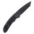 Smith & Wesson ExtremeOps Jr. Push Button OTS Auto Knife-Tanto Plain Blade-All Black WNS-WSW-40BT