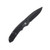 Smith & Wesson ExtremeOps Jr. Push Button OTS Auto Knife-Drop Point Plain Blade-All Black WNS-WSW-50B