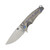 Medford Smooth Criminal Tumbled 2nd Amendment 3in Plain Tumbled Drop Point Blue Hardware - Clip MK394TQ-01TM-T2C2-BN