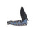 Medford Smooth Criminal Folding Knife DLC S45VN/Flamed Tsunami with Flamed Hardware and DLC Clip MKT394PQ-03PV-TFCP-BPMKT394PQ-03PV-TFCP-BP