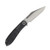 Jack Wolf Knives Scuffle Black Ice 3.52in Plain Belt Satin Clip Point 2