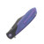 Jack Wolf Knives Scuffle Crystalized Blurple 3.52in Plain Belt Satin Clip Point 6