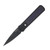 Pro Tech Auto Godson Black Handle With Violet Marble Carbon Fiber Inlay DLC Satin 20CV Blade AUPT7214-VIOLETCF