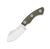 Kizer Rook Fixed Blade Knife Green 3.1in Plain Satin Nessmuk 1090A4
