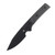 Chaves Scapegoat 229 Folding Knife Blk Canvas Micarta Handle Blk PVD Spearpoint Blade CHAV14319