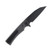 Chaves Sangre Street Folding Knife Blk Canvas Micarta Handle Blk PVD Wharncliffe Blade CHAV14325