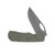 McNees Dixon Folding Knife Satin Magnacut/Green and Bronze Frag Patterned Titanium MCDIXFRAGFNBZ