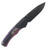 Remette Knives WD107-TNC Multi 3.15in Plain Black DLC Drop Point WD107-TNC