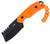 Columbia River Razel Compact Fixed Knife Orange G-10 Handle Black D2 Blade CR4036ER