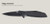Columbia River Slag Assisted Folding Knife Black SS Handle Black D2 Blade CR7600K
