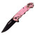 Tac-Force Pink Camo Rescue Folding Knife