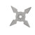 Master Cutlery 4" 4-Point Silver Stainless Steel Throwing Star with Sheath 210766