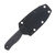 Kizer Drop Bear Fix 3 Fixed Knife Blk Micarta Handle Blk Coated 1095 Drop Point Blade 1101A3