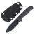 Kizer Drop Bear Fix 3 Fixed Knife Blk Micarta Handle Blk Coated 1095 Drop Point Blade 1101A3