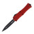 Microtech Hera II Mini OTF D/E Red Plain Black Dagger Blade AUMT1702M1RD