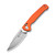 Sencut Glenspar Folding Knife Orange G-10 Handle Satin 9Cr18MoV Blade S25046-1