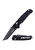 Elite Tactical Folding Knife/Black/Partially Serrated Tanto MCET1016TBSO