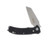 Elite Tactical SHATTER Folder/D2 Stonewash Wharncliffe/Black Handle MCETFDR014
