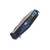 MTech USA Evolution Manual Folding Knife/Satin D2 Wharncliffe/Blue & Black G10 Handle MCMTEFDR034BL