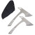 Perfect Point Throwing Axe 2-Pc Set Satin Stainless 9.5 Inch MCPP1322