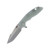 Hinderer 3.5 XM-18 Skinny Harpoon Spanto Tri-Way  Stonewash Blue Translucent Green G-10 KXM35SKHSTWSWBLTG
