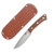 Bark River Fox River Fixed Knife Natural Canvas Micarta Handle A2 Blade BA01113MNC
