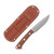Bark River Fox River Fixed Knife Natural Canvas Micarta Handle A2 Blade BA01113MNC
