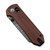 CIVIVI Yonder Folding Knife Guibourtia Wood Handle New Damascus Jagged Pattern Blade
