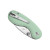 Kizer Microbe Folding Knife Green G-10 Handle Satin 14C28N Blade