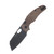 Kizer C01C 2.9 BSA2 Folding Knife Brown Norplex Ultrex Micarta Handle Matte DLC Ultra Elmax Blade KI3488.29BSA2