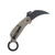 Blackhawk Garra III Karambit Sideliner Tan G-10 Handle Black D2 Blade BH15G3201TN