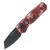 Pro Tech OTS Auto Runt 5 Crimson Tiger Camo Anodized Handle Black DLC Magnacut Reverse Tanto Blade AUPTR5403-CTC