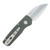 Pro Tech OTS Auto Runt 5 Smooth Green Handle Machine Satin Magnacut Wharncliffe Blade AUPTR5300-LTD GREEN