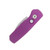 Pro Tech OTS Auto Runt 5 Smooth Purple Handle Machine Satin Magnacut Wharncliffe Blade AUPTR5300-LTD PURPLE